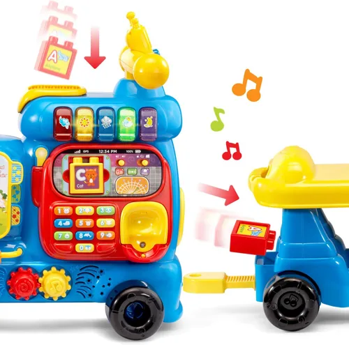 Miniatura 3 de VTech Sit-to-Stand Nuevo Tren del Alfabeto, Rojo