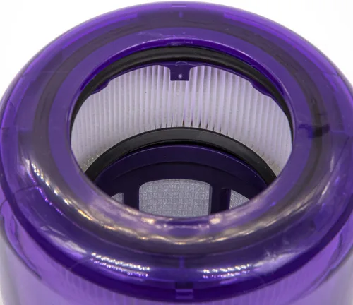 Miniatura 5 de Paquete de 2 piezas de repuesto de filtros de vacío compatibles con aspiradora Dyson V11 SV16 de tamaño grande, comparado con la parte 970422-01