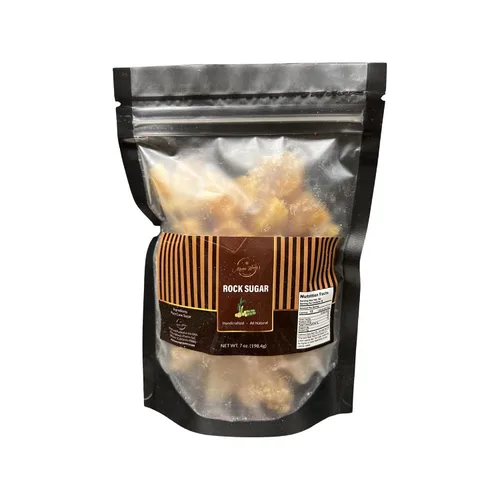 Rock Sugar-Yellow Mama Wang's Pantry, peso neto: 7 onzas, azúcar de caña pura, fabricada en los Estados Unidos para Sweetner, Pho, cocina china, tés