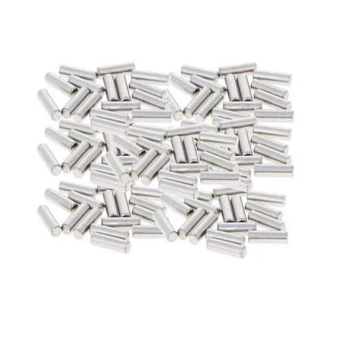 Miniatura 27 de MroMax 100 pasadores cilíndricos de acero inoxidable 304 M1.0.197 x 0.236 in, clavijas de soporte de estante para dispositivos metálicos
