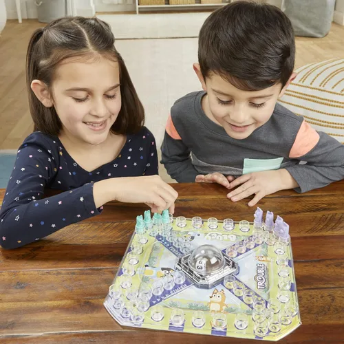 Miniatura 9 de Hasbro Gaming Trouble: Juego de Mesa Edición Bluey para Niños, 2-4 Jugadores, Corre con Bluey, Bingo, Bandit o Chilli hasta la Meta, Edades 5 y Más