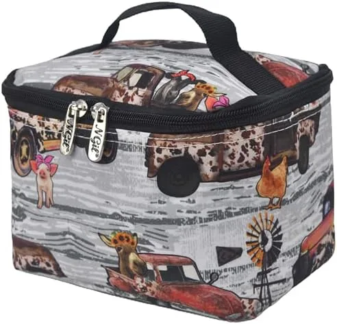 Miniatura 5 de NGIL Bolsa de cosméticos de viaje, bolsa organizadora de maquillaje para mujeres y niñas, Azul Rey Diamantina, Casual