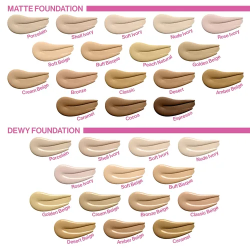 Miniatura 7 de wet n wild - Base líquida Photo Focus con acabado mate, vegana y libre de crueldad animal, color ámbar beige (Amber Beige)