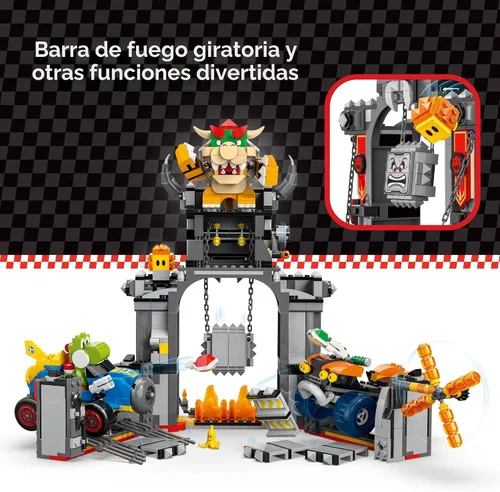 Miniatura 4 de LEGO Super Mario: Mario Kart - Juguete de construcción del castillo de Bowser para niños, juego de simulación para niños y niñas, a partir de 9