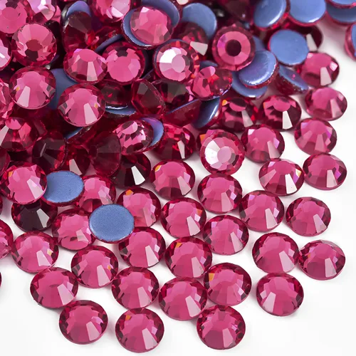 Miniatura 43 de 2880 diamantes de imitación termoadhesivos de imitación de cristal con parte trasera plana para manualidades, manualidades, ropa, zapatos