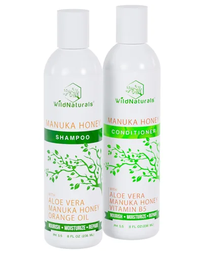 Champú y acondicionador hidratante natural para cuero cabelludo seco y con picazón, champú y acondicionador hidratante sin sulfato con aloe vera y