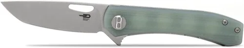Miniatura 10 de Bestech Knives BANDIT - Navaja de bolsillo plegable EDC - Linerlock, escalas G10 o Micarta, hoja de acero N690, exclusivo de Kaviso