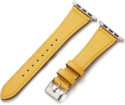 Miniatura 16 de HANDODO Italian Genuine Leather Band Women for Apple Watch Series 11 10 9 8 7 6 5 4 3 2 1 SE SE2 Ultra 2/3, SGS Certified Dressy Bracelet Cute Strap
