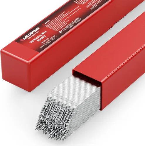Miniatura 7 de ARCCAPTAIN Varilla de soldadura TIG de aluminio ER4043, varilla de llenado de alambre de soldadura, 3/32 "x 16", 5LB