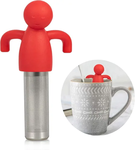 Miniatura 6 de Leden Infusor de té para té de hojas sueltas Lindo Colador de Té Bola de Acero Inoxidable Malla Extra Fina Filtro Empinador de Té para Taza Mug