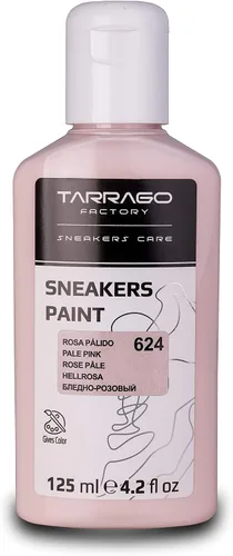 Tarrago Pintura de cuero para zapatillas pintura acrílica para zapatos para tenis botas bolsos mate flexible cobertura perfecta rosa pálido pastel