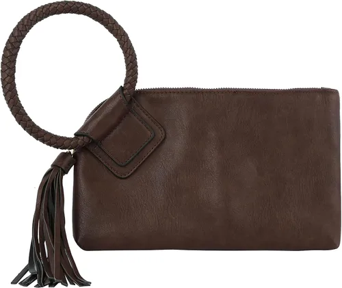 Miniatura 56 de Monedero de mano para mujer, cartera de noche con correa de mano, informal, formal, de cuero vegano, Metro Muse