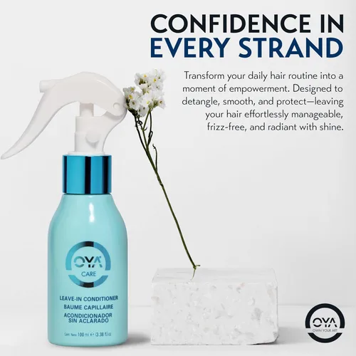 Miniatura 3 de OYA Spray acondicionador sin enjuague – desenreda, desencrespamiento e hidrata – Para cabello natural, teñido y encrespado – Aceite de argán
