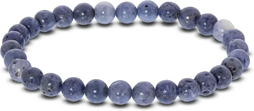 Miniatura 124 de Gem Avenue Handmade Round Bead Stretch Bracelet Unisex Natural Stone Beaded Jewelry for Men & Women, Elastic Wristband for Daily Wear