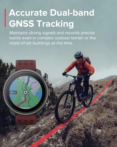 Miniatura 8 de SUUNTO Reloj de aventura GPS vertical, rastreador de actividad con GNSS de doble banda y mapas fuera de línea, soporta más de 95 deportes, métricas