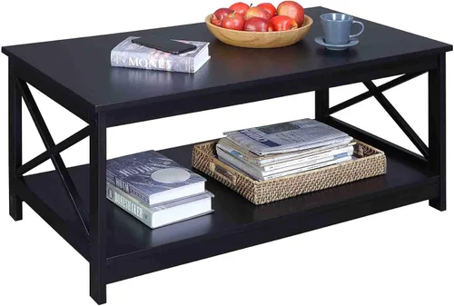 Miniatura 4 de Convenience Concepts – Mesa de café Oxford, Madera, Negro