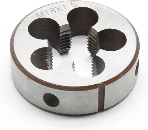 Miniatura 12 de M20 x 1,5 rosca métrica derecha muere para roscado, rosca de 0.787 in y paso de 0.059 in, acero de aleación