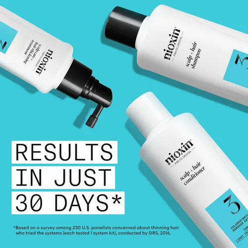 Miniatura 4 de NIOXIN Kits de sistema de engrosamiento del cuero cabelludo + cabello Para cabello natural, teñido y dañado con adelgazamiento ligero a progresado