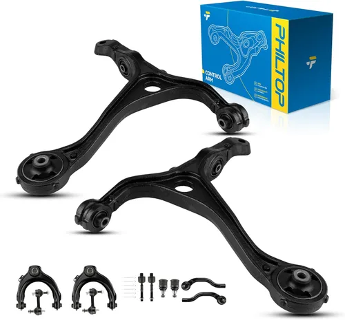 Miniatura 79 de PHILTOP Kit de suspensión delantera de 10 piezas, brazos de control inferiores con juntas de bola, eslabones de extremo de barra estabilizadora