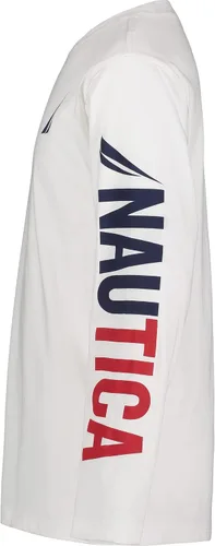 Miniatura 3 de Nautica Boys' Long Sleeve Graphic Crew Neck T-Shirt
