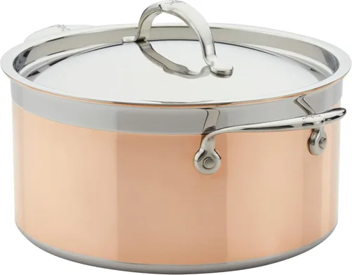 Miniatura 13 de Hestan - Colección CopperBond - Cacerola de cobre 100% puro, compatible con cocina de inducción, 1.5 cuartos
