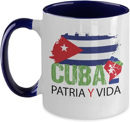 Miniatura 5 de Cafecito de Cuba Taza de café - Cuba Patria y Vida - Orgullo Cubano - Soy Cuba