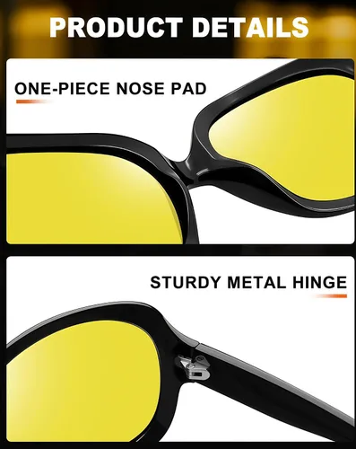 Miniatura 187 de Joopin Lentes de sol de gran tamaño para mujer, polarizados, grandes, para conducción, protección UV, grandes sombras
