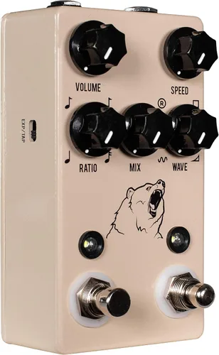 Miniatura 3 de JHS Kodiak Trémolo con pedal de efectos de guitarra Tap Tempo