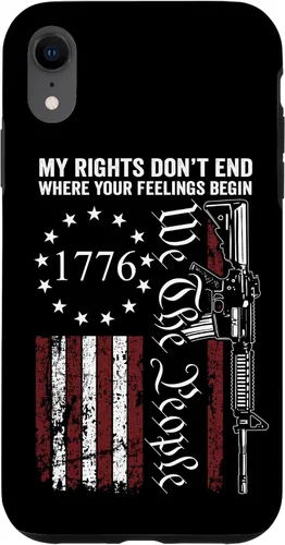 Miniatura 25 de My Rights Don't End Where Your Feelings Begin USA Gun Flag Case for iPhone 17