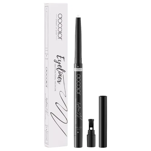 Miniatura 10 de Docolor Delineador de ojos impermeable súper delgado y duradero, delineador de ojos líquido gel marrón