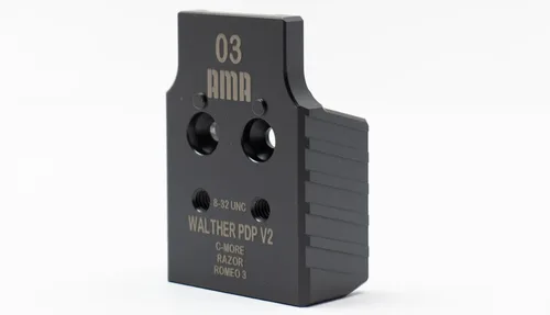 Miniatura 2 de Placa adaptadora para Walther PDP V2 compatible con Trijicon, Holosun, Leupold, Shield, Docter