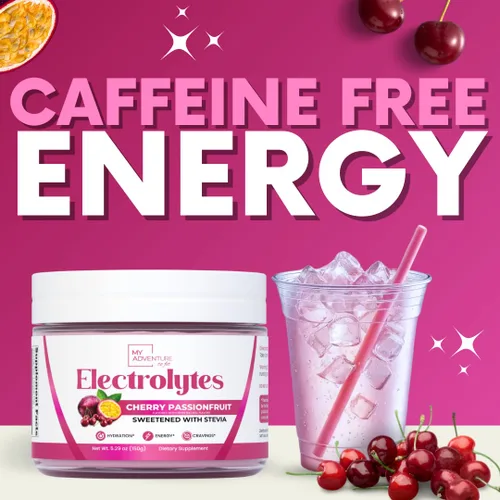 Miniatura 8 de Zero Sugar - Polvo de electrolitos de cereza y maracuyá - Hidratación refrescante - Energía sin cafeína con todos los ingredientes naturales