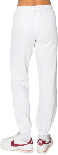 Miniatura 41 de Cali1850 Pantalón deportivo Cloud Nine Fleece para mujer, cintura alta, ajuste holgado, dos bolsillos, cintura elástica con cordón