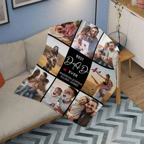 Miniatura 23 de MyPupSocks Manta personalizada para mamá, regalos personalizados para mamá, manta de cama con fotos, regalos de cumpleaños para mujeres, mamá