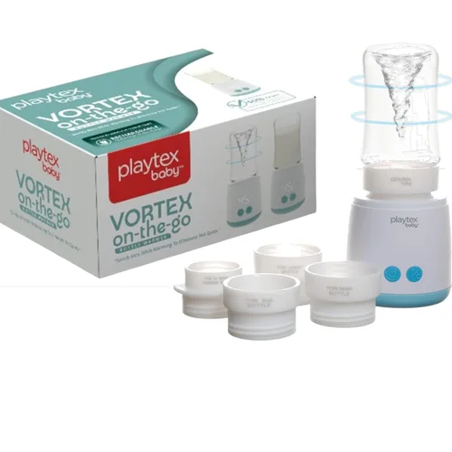 Miniatura 11 de Set de regalo Playtex Baby Dr. Seuss para recién nacidos con 5 biberones (3X 4Oz, 2X 8Oz), 2 chupetes Binky, 60 forros desechables y babero, Set