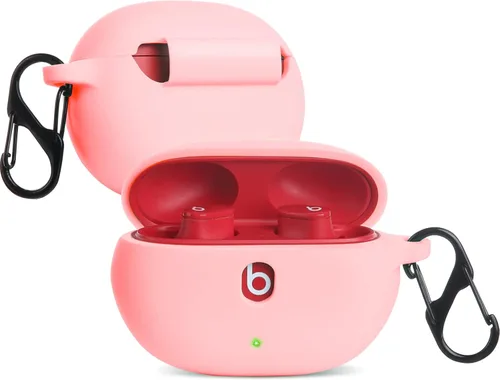 Miniatura 2 de LiZHi Funda para Beats Studio Buds, Beats Studio Buds+ Plus, funda de transporte de silicona con llavero para auriculares inalámbricos Beats Studio
