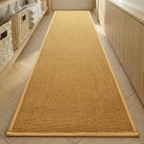 Miniatura 29 de YIHOUSE Juego de 2 tapetes de baño, color beige, ultrafino, absorbente, antideslizante, para baño, lavable, ducha, lavabo, lavandería