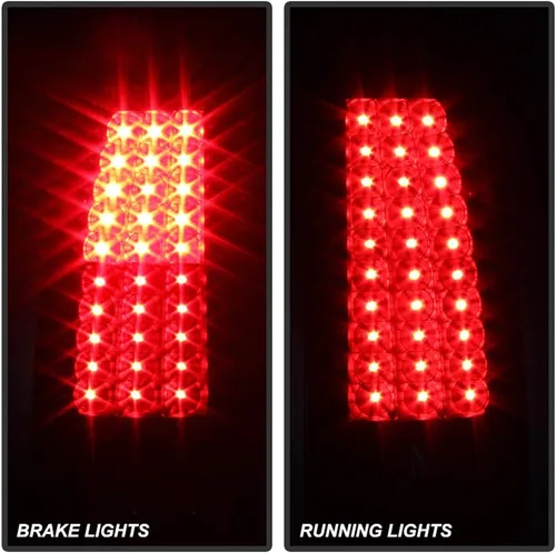 Miniatura 4 de ACANII - Para luces traseras LED Blk 2003-2006 Chevy Silverado 1500 izquierda+derecha 03 04 05 06