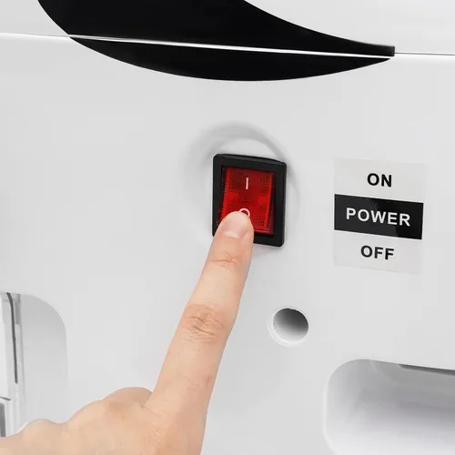 Miniatura 3 de Máquina comercial de cono de nieve de 350 W, máquina de hielo afeitada eléctrica Dolphin, máquina de afeitar trituradora de hielo trituradora