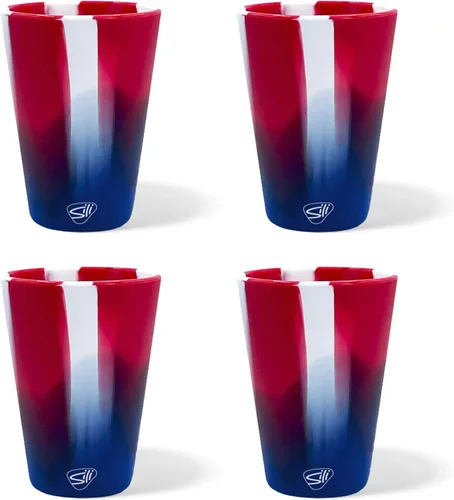 Miniatura 16 de Silipint Vaso de pinta de cerveza de silicona Irrompible, reutilizable y durable Vasos de silicona irrompibles de 450 ml / 16 onzas para fiestas