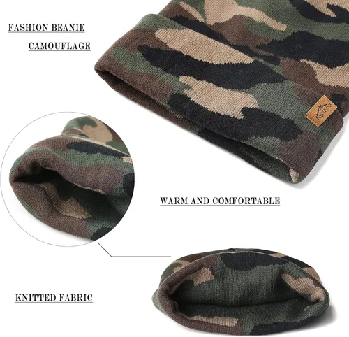 Miniatura 6 de Rajputana Paquete de 1 y 2 gorros de invierno unisex para hombres y mujeres
