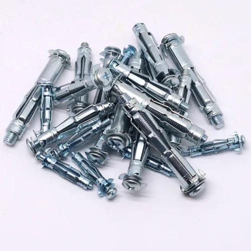 Miniatura 6 de Anclajes de Pared Huecos con Tornillos de Servicio Pesado, Pernos Molly de Acero al Carbono Galvanizado en Zinc Anclajes de Pared para Paneles