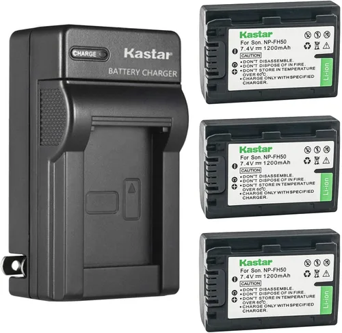 Miniatura 6 de Kastar Reemplazo del cargador de batería de pared de CA para Sony NP-FH30, NP-FH40, NP-FH50, NP-FH70, NP-FH100, Sony AC-VQH10, BC-TRV, BCTRV, BC-VH1
