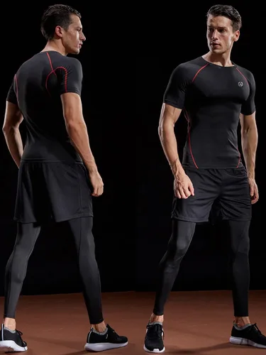 Miniatura 6 de NELEUS Camisetas de compresión para hombre