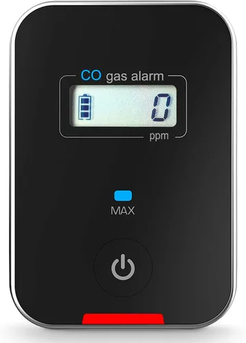 Detector de CO de monóxido de carbono para automóviles, vehículos, aeronaves | Alarma rápida de bajo nivel de 9 ppm | Vehículos, policía, pilotos,