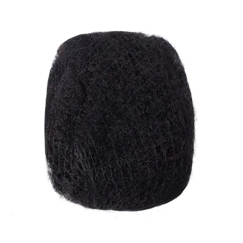 Miniatura 10 de Cabello humano afro rizado a granel para extensiones de rastas, extensiones de reparación, 1.06 oz/paquete de cabello humano rizado afro