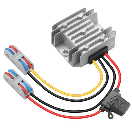 DC 24V a 12V Convertidor reductor 10A 120W Buck Convertidor impermeable Transformador Fuente de adaptador de corriente para equipos CNC