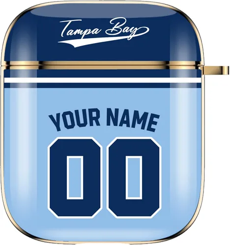 Miniatura 11 de Funda de béisbol personalizada con nombre y número para Apple AirPods de 2ª y 1ª generación, Arizona personalizada para fanáticos de los deportes