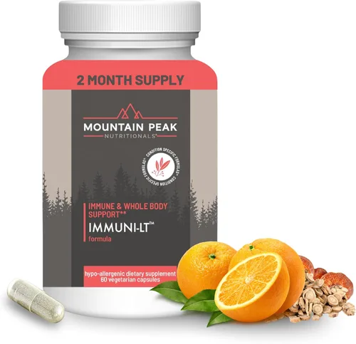 Mountain Peak Nutritionals Immuni-LT - Suplemento de apoyo para el sistema inmunológico y todo el cuerpo, refuerzo inmunológico lleno de energía,
