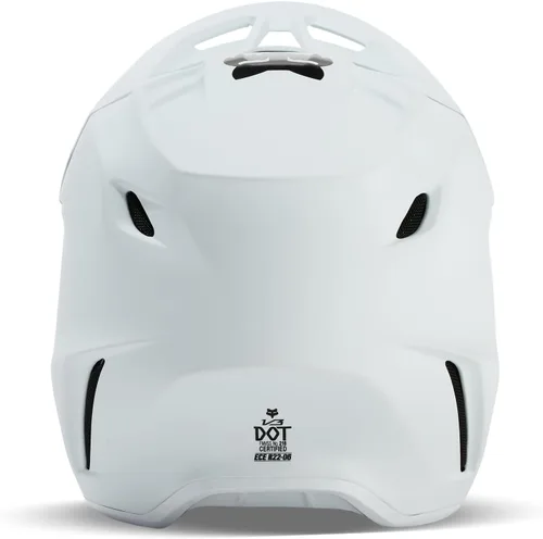 Miniatura 5 de Fox Racing Casco de motocross para jóvenes V3, bicicleta de tierra, blanco mate, talla M